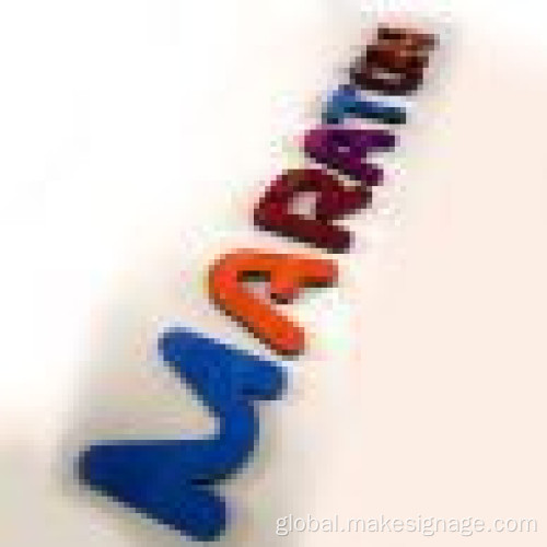 Epoxy Resin Channel Signs with UV Cure UV Epoxy Resin Channel Letter Supplier